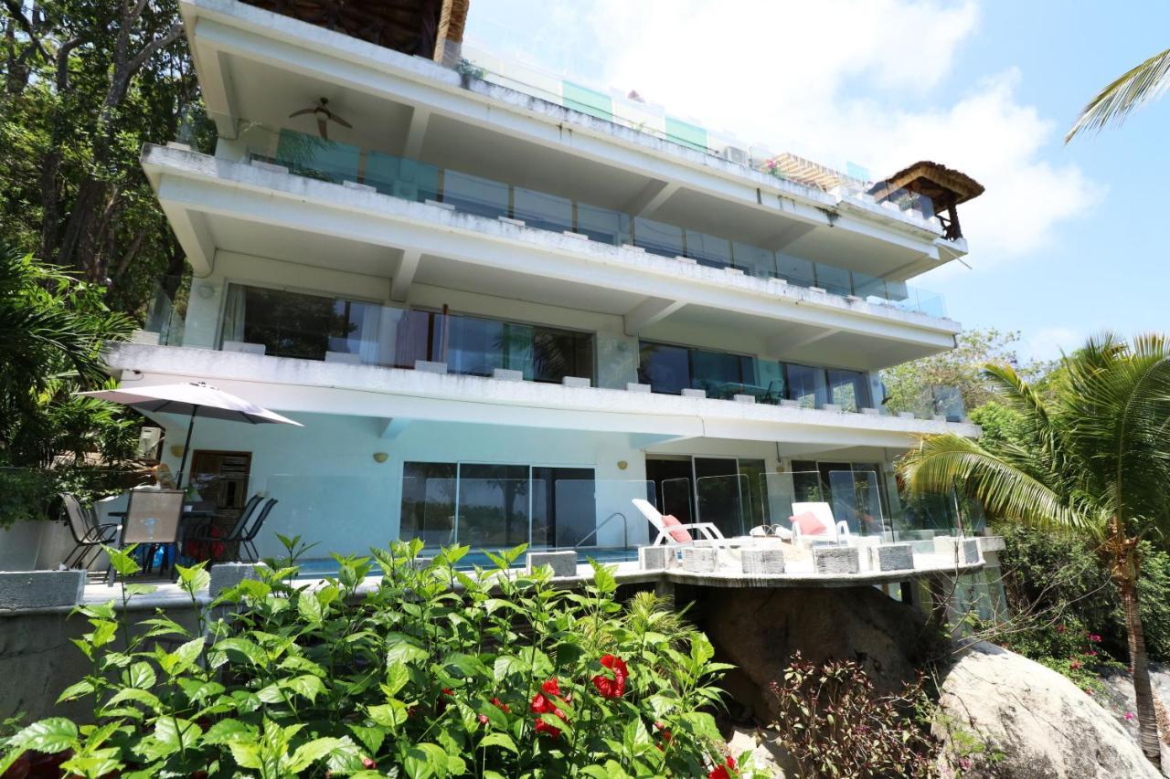 Apartamento Depa en playa con alberca privada Acapulco Exterior foto